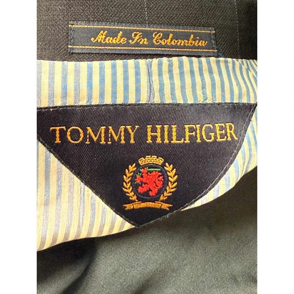 Tommy Hilfiger Mens 44R Wool Classic American Tailored Clothing Blazer Dillard's